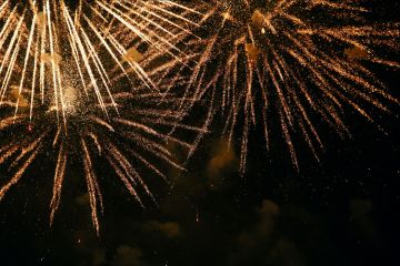 Night Sky Firework Banner