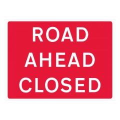 Road Ahead Closed Banner