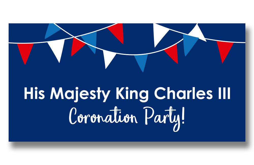 Coronation banner design
