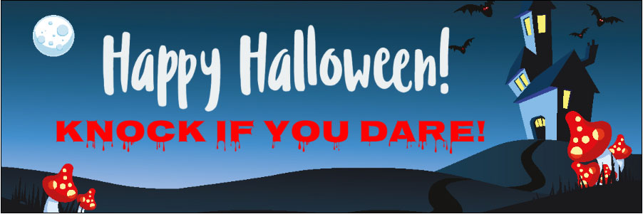 happy halloween banner