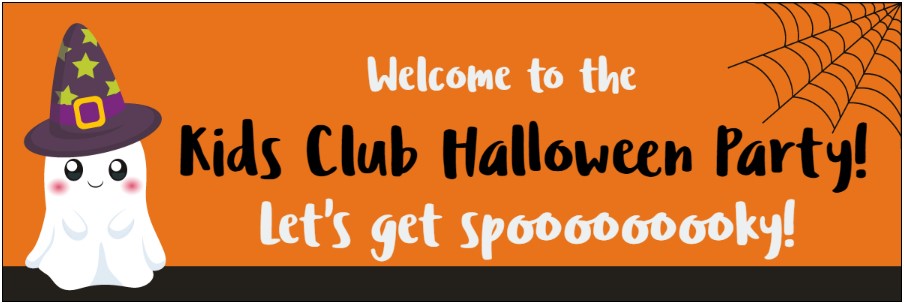 kids club halloween party