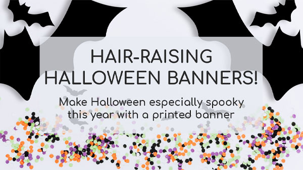Printed Halloween Banners for your spooky party!