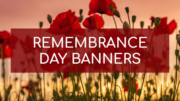 Remembrance Day Banners