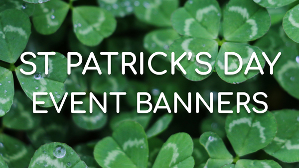 St Patricks Day Banners