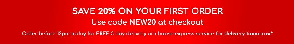 20% off your first order