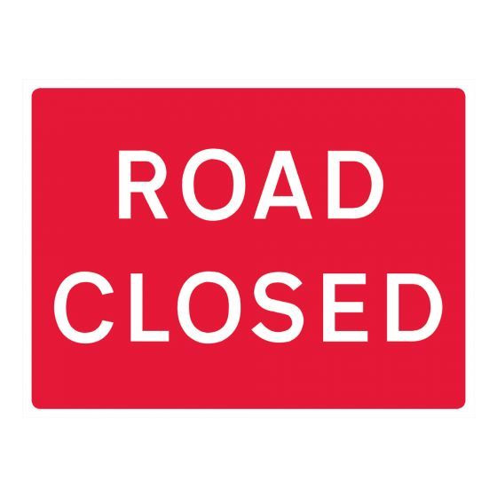 Road Closed Sign