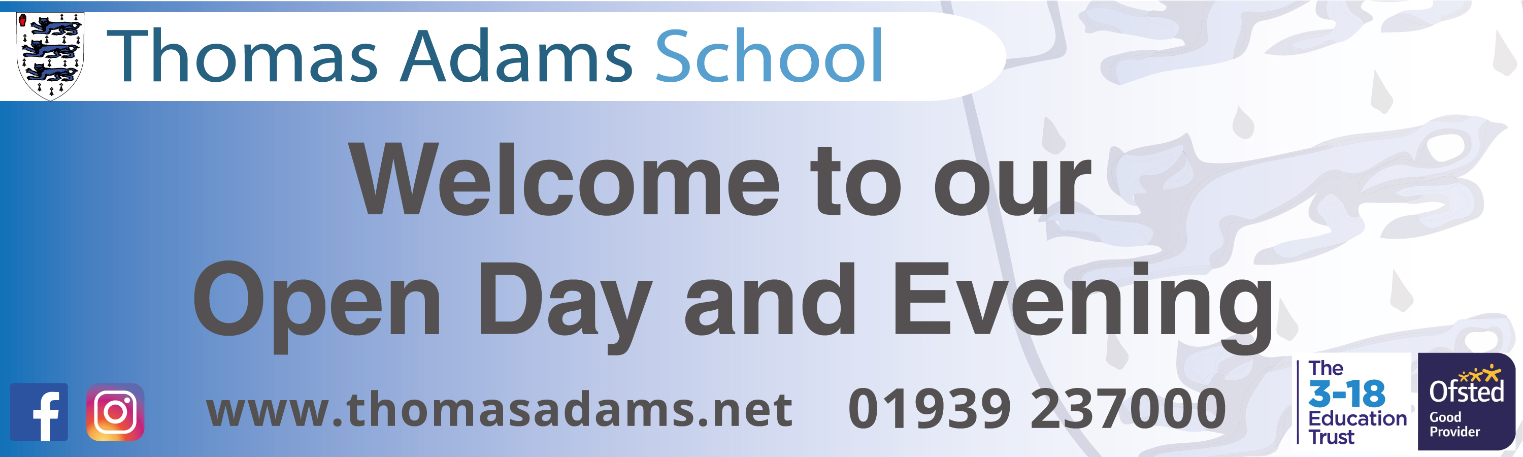 Thomas Adams School Banner