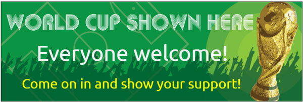 world cup banner template
